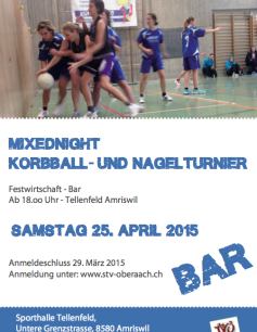 Anmeldung Turnier